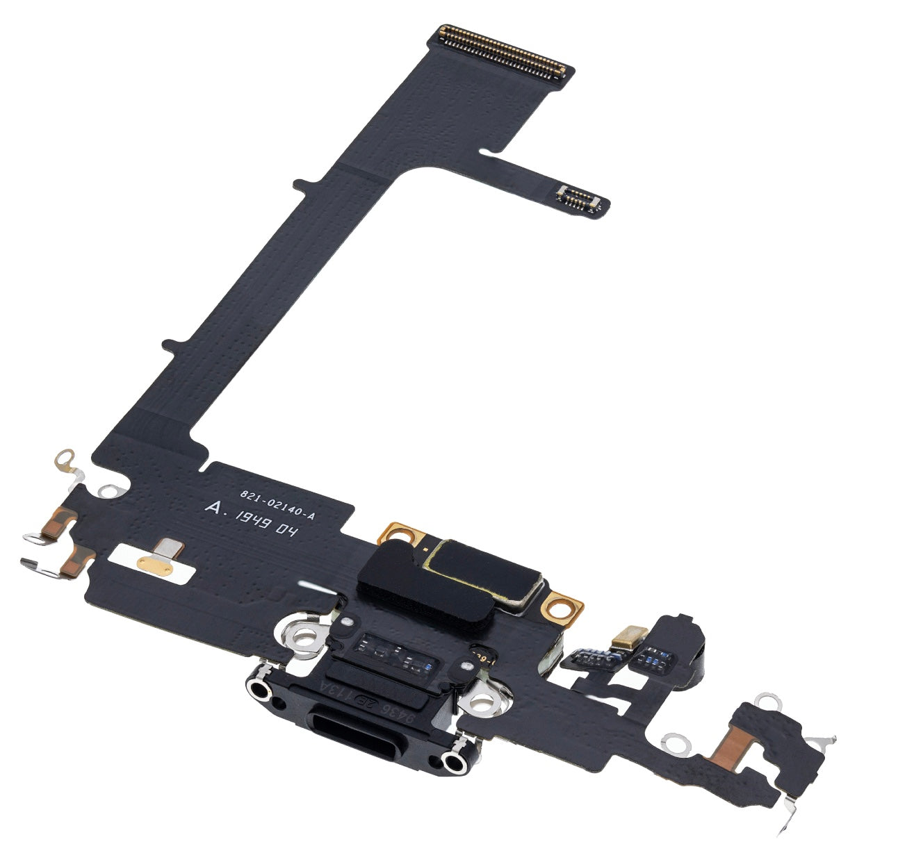 Charging Port Flex Cable Sub Board Compatible with iPhone 11 Pro – Black USB Connector with Microphone | A2160 A2215 A2217