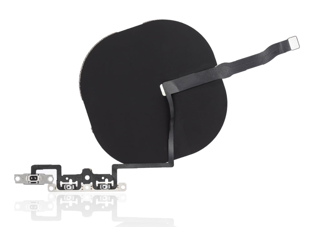 NFC with Power & Volume Flex Cable Compatible with iPhone 11 Pro – Wireless Coil and Side Button Connector | A2160 A2215 A2217