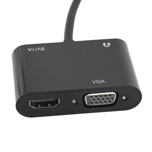 HDTV to HDTV + VGA Adapter with Audio – Dual Output Display Converter