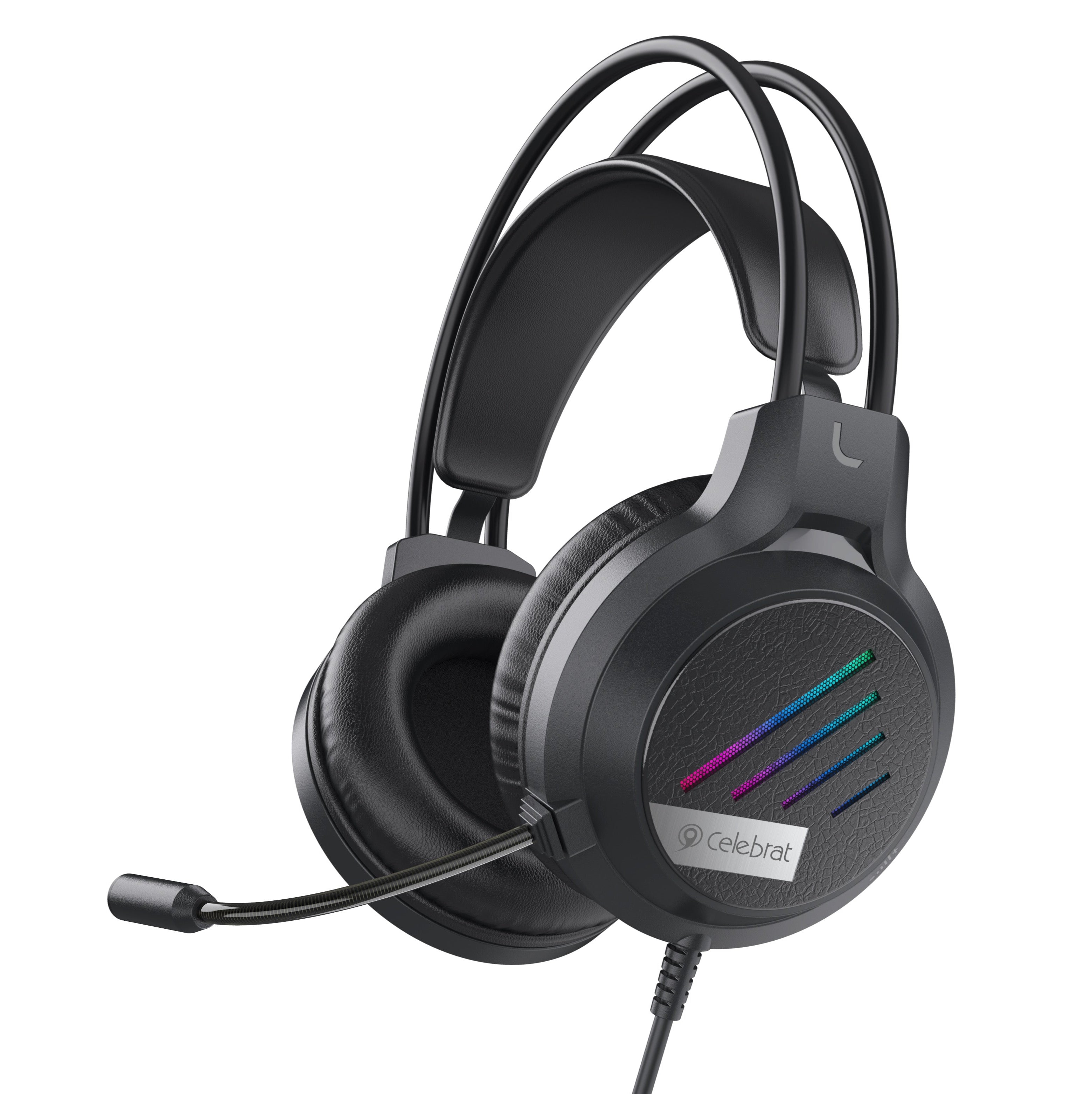 Gaming Headset with 50mm Drivers – 5.1 HD Surround, Noise Cancelling Mic, USB + 3.5mm
