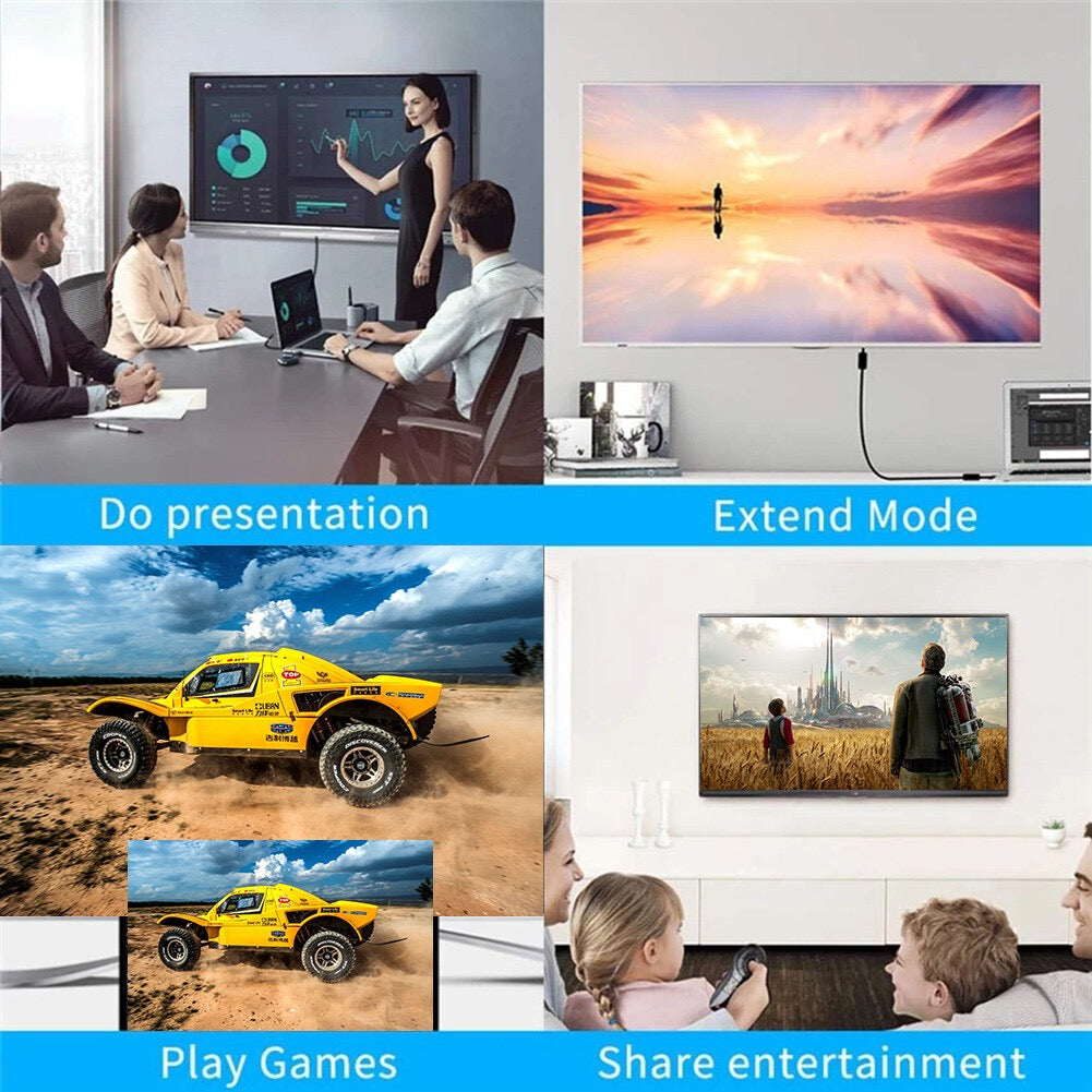 VGA to HDTV + VGA Adapter with Audio – Dual Output Converter