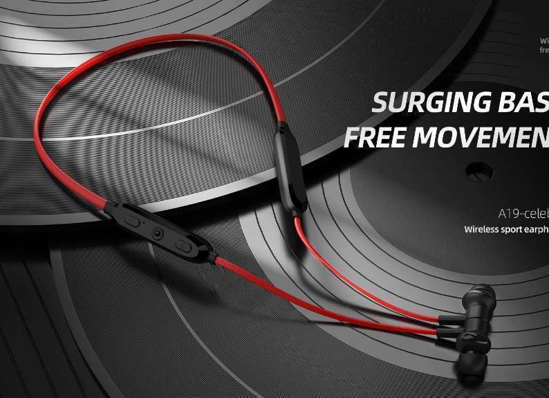 Ergonomic Wireless Earbuds with 10mm Drivers | HD Mic + Stereo Sound | 8H Playback | Bluetooth 5.0