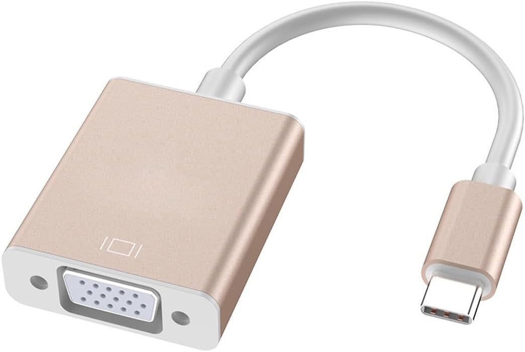 VGA to USB-C Adapter – Legacy VGA to Type-C Display Converter