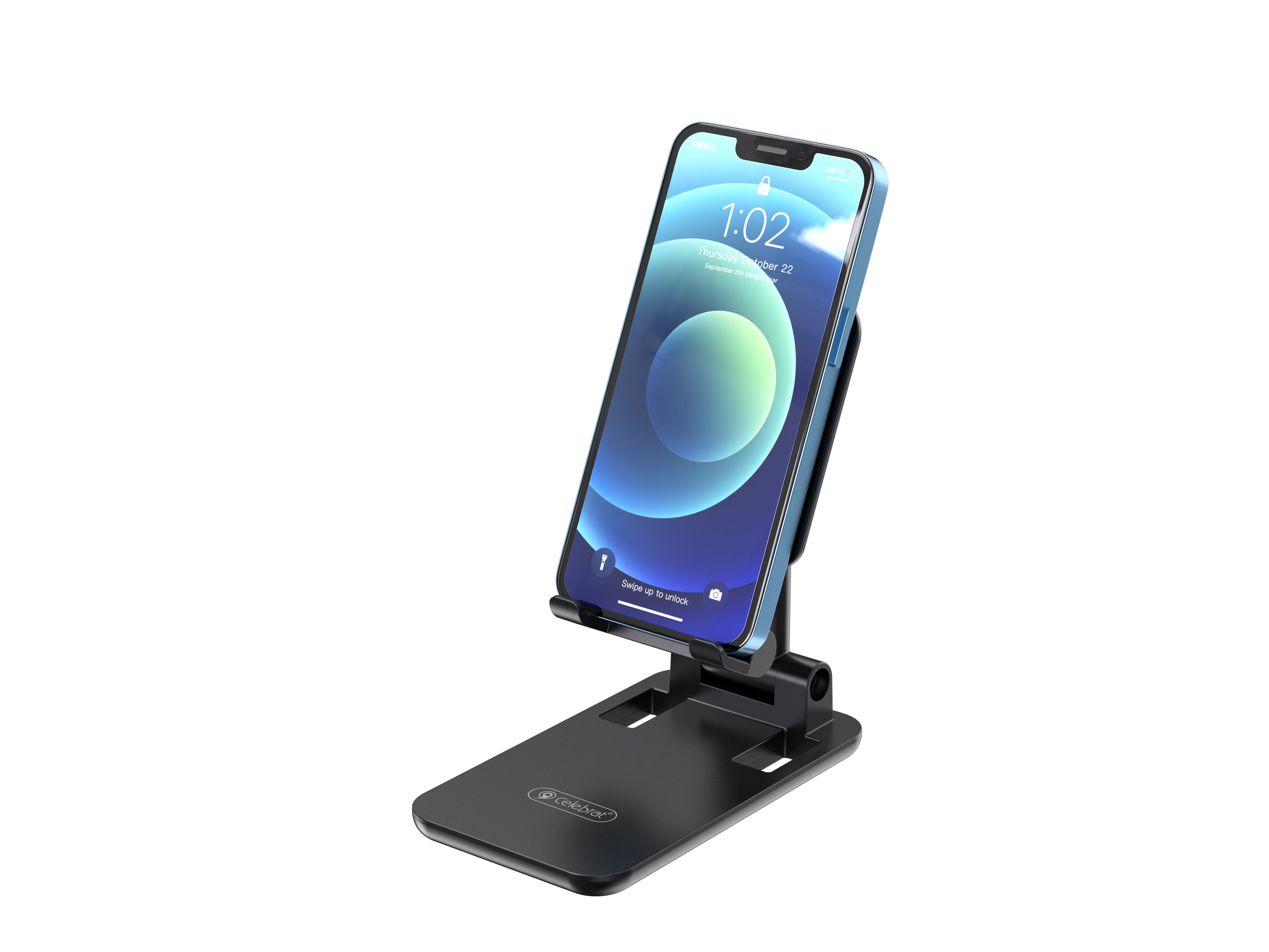 Dual Pivot Adjustable Phone Stand | 360° Rotation | Universal Device Holder