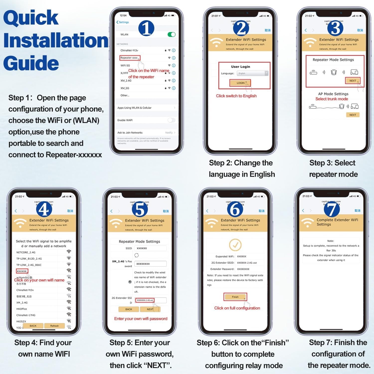 Wireless-N WiFi Repeater – 2.4GHz Range Extender, WPA2 Secure, Plug & Play