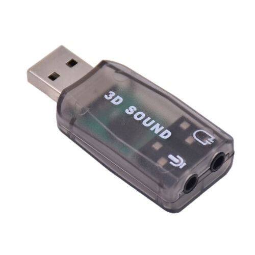 USB Sound Controller – Virtual 5.1CH Audio Adapter with 3D Sound