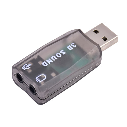 USB Sound Controller – Virtual 5.1CH Audio Adapter with 3D Sound