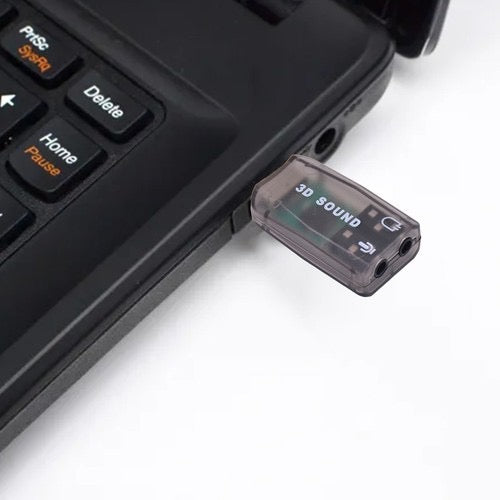 USB Sound Controller – Virtual 5.1CH Audio Adapter with 3D Sound