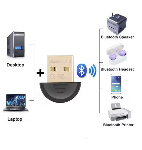 Wireless CSR 4.0 USB Dongle – Dual Mode Bluetooth Adapter for PC