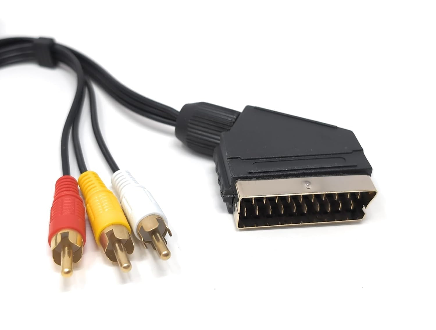 SCART Audio/Video Cable – High-Fidelity AV Transmission for TVs & DVD