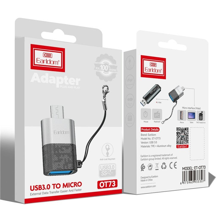 USB 3.0 to Micro USB Adapter – High-Speed OTG Data & Charging Converter