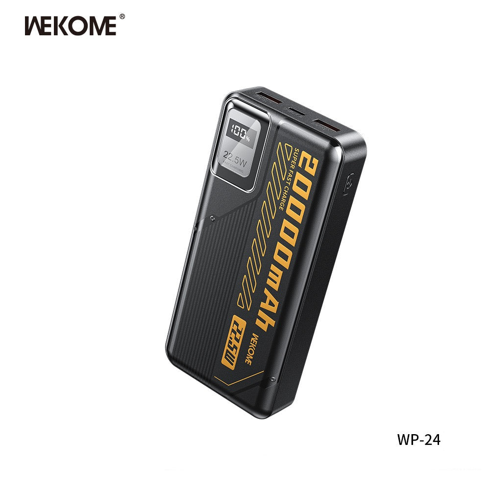 Wekome WP-24 Power Bank – 20000mAh PD20W & 22.5W Super Fast Charging