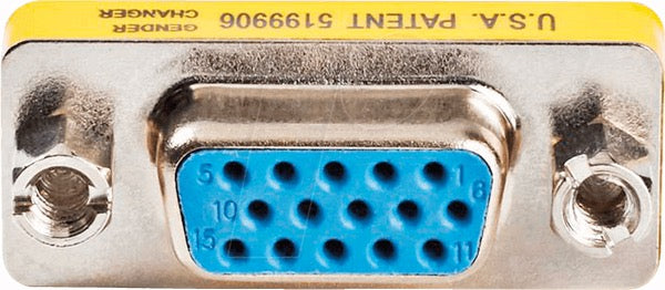 VGA Female to Female Coupler – Connector Adapter for Display Extension