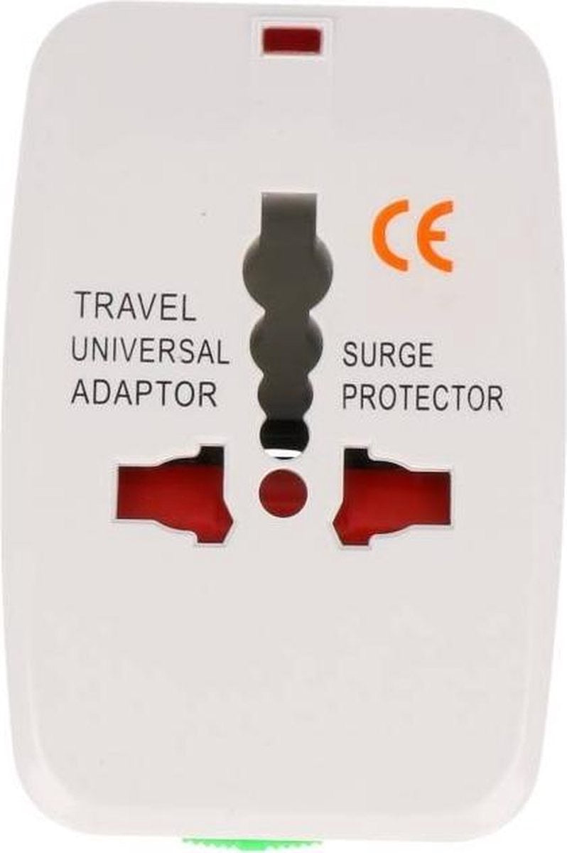 All-in-One International Travel Adapter – Universal Plug, Surge Protection, 125V/250V