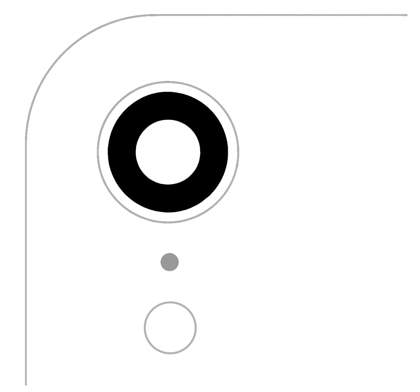 Rear Camera Lens Glass Compatible with iPhone XR – Back Lens Cover Replacement | A1984 A2105 A2106 A2108