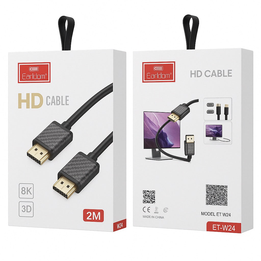 4K HDMI Cable (2M/3M/5M) – Ultra HD HDMI 2.0 High-Speed Cable 60Hz 18Gbps | HDR ARC eARC for TV, Monitor, Laptop, PS5, Xbox, Projector & More