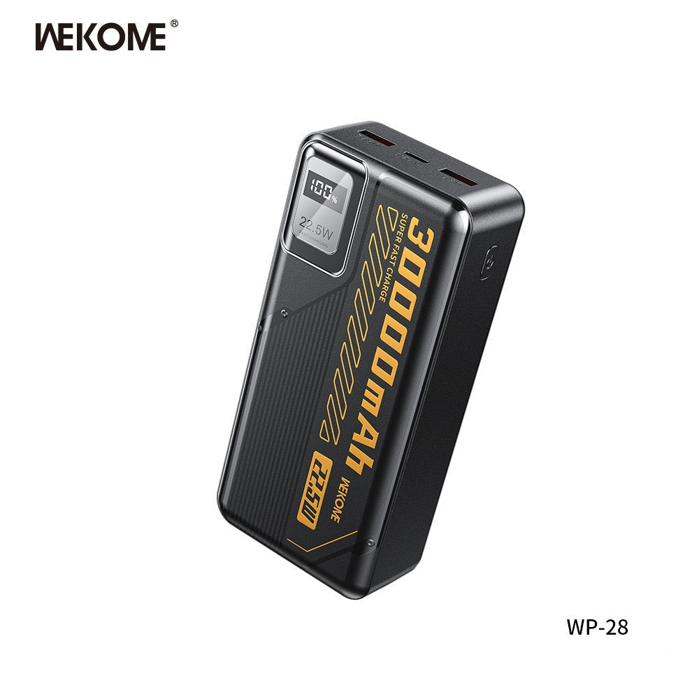 Mecha Series 30000mAh Power Bank – 22.5W Max Super Fast Charging | Triple Output | Type-C Input