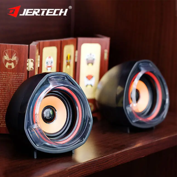 JERTECH USB 2.0 Fashion Digital Speaker – Woofer Bomb Sound | Compact Multimedia Audio