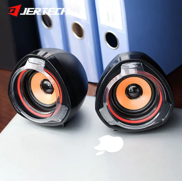 JERTECH USB 2.0 Fashion Digital Speaker – Woofer Bomb Sound | Compact Multimedia Audio