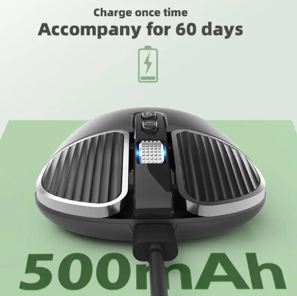 JERTECH Wireless Mouse – 2.4GHz Ergonomic USB Receiver Mouse | Portable & Precision