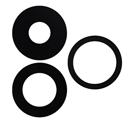 iPhone 15 Pro Rear Camera Lens Glass Replacement – Black | OEM-Compatible Back Camera Glass (Only) for A2848 A3101 A3104