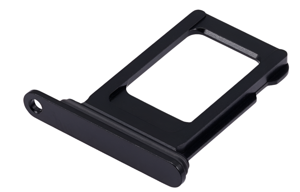 iPhone 15 Plus Black SIM Card Tray – OEM-Compatible Nano SIM Holder | Models A2846 A3102 A3105 | Single & Dual SIM Slot Replacement