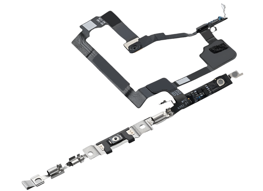 iPhone 15 Power Button Flex with Bluetooth Antenna – OEM-Compatible Side Key + Wireless Signal Module | Models A2848 A3090 A3093