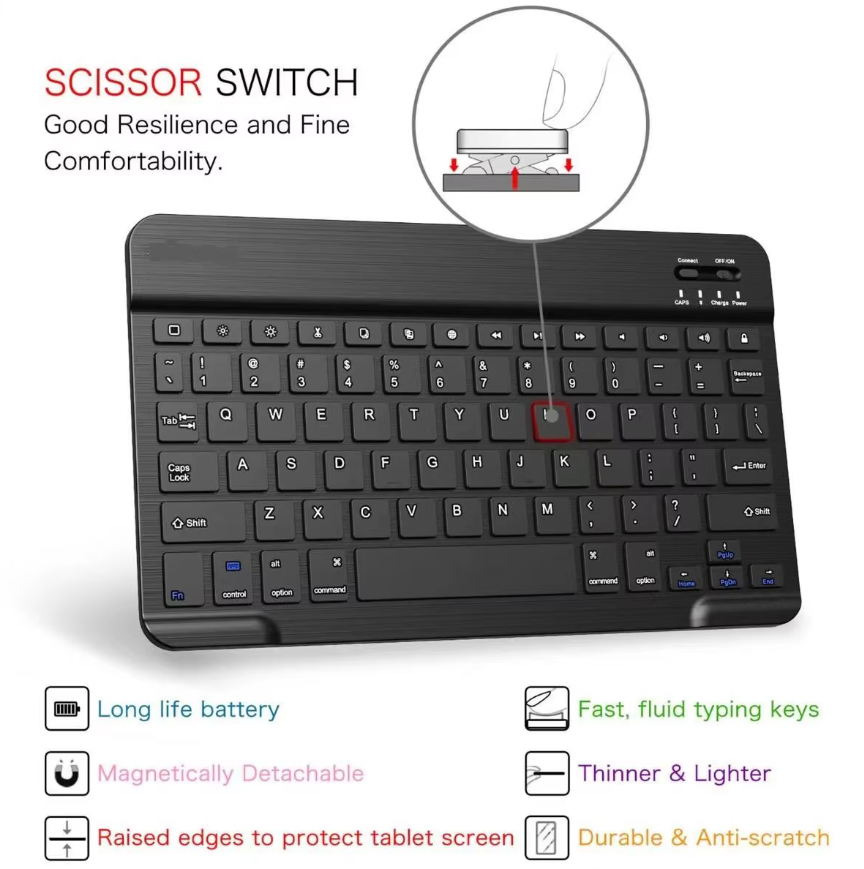 JERTECH Mouse & Keyboard Kit – 2.4GHz Wireless USB Combo | Compact Multimedia Set