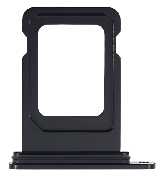 iPhone 15 SIM Card Tray – Black OEM-Compatible Nano SIM Slot Holder | Models A2848 A3090 A3093