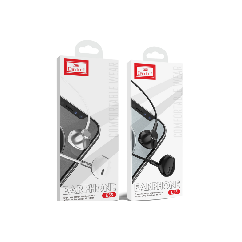 3.5mm Wired Earphones – In-Ear Headphones with Mic for Music, Calls & Gaming, High-Fidelity Sound & Comfortable Fit