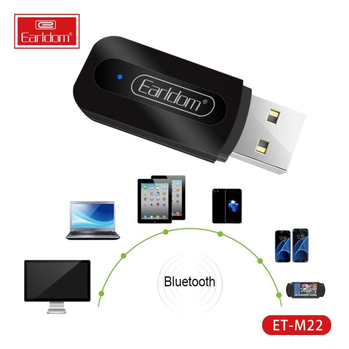 Bluetooth USB Music Receiver Adapter with EDR – Wireless Audio for Car, Home Speakers & PCs