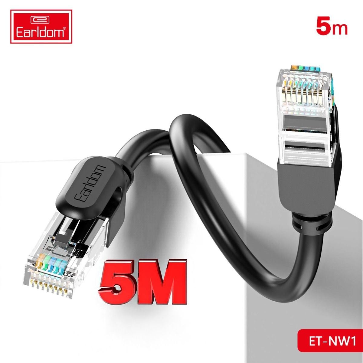 High-Speed Ethernet Cable – 40Gbps Internet LAN Cable for Home, Office & Gaming Networks