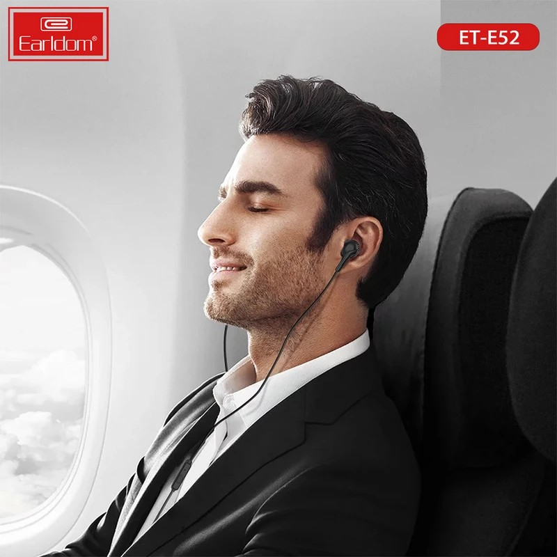 In-Ear Stereo Earphones – Wired Earbuds with Mic for Clear Sound & Comfortable Fit, High-Fidelity Audio for Phones, Tablets & Laptops