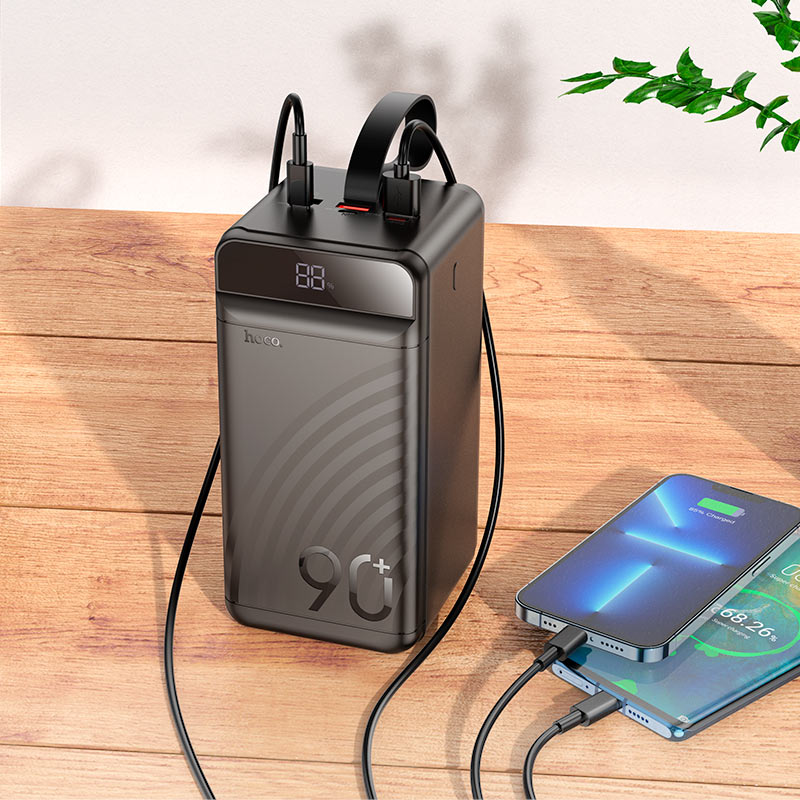 HOCO QC3.0 90000mAh Fast Charging Power Bank | Dual USB Output & High-Speed Performance
