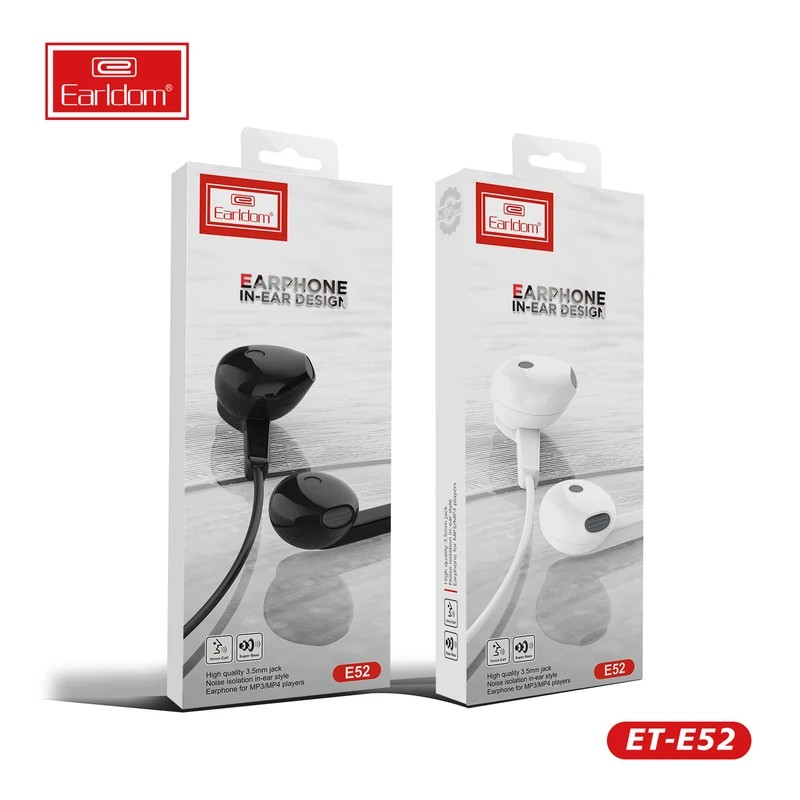 In-Ear Stereo Earphones – Wired Earbuds with Mic for Clear Sound & Comfortable Fit, High-Fidelity Audio for Phones, Tablets & Laptops