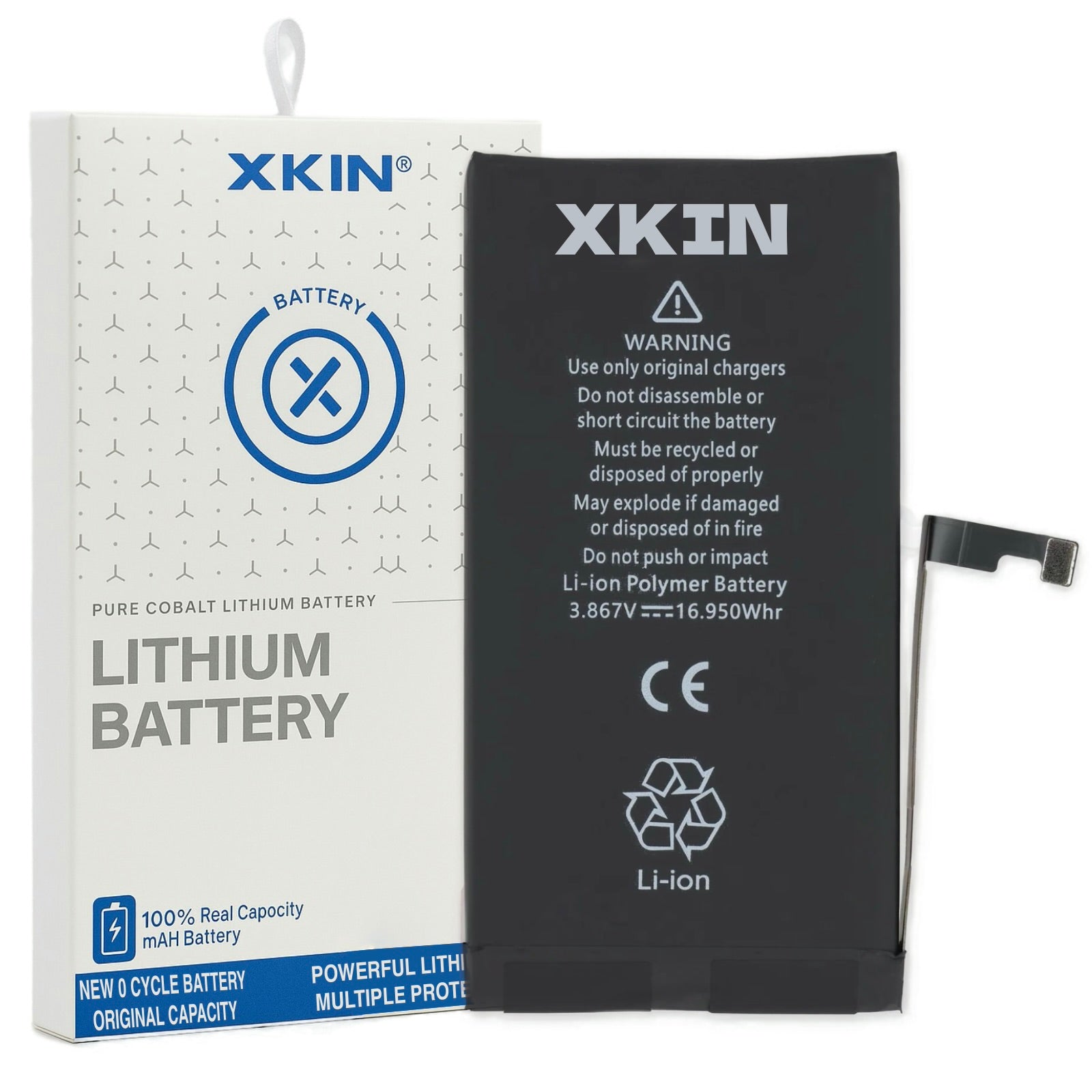 XKIN 3350mAh Battery for iPhone 15 – High-Capacity Zero Cycle Replacement